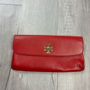 Tory Burch Red Clutch